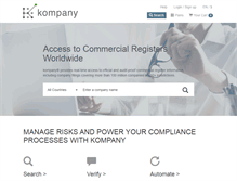 Tablet Screenshot of kompany.net